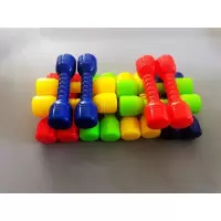 幼儿园器械操哑铃用品塑料玩具儿童做操早操有声舞蹈体操道具