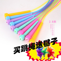 小手柄跳绳 快速跳绳 训练比赛专用跳绳 长短可调节 送毽子