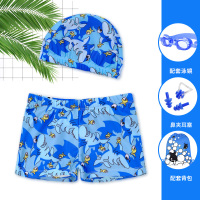 儿童泳衣男童泳裤套装小童男孩平角游泳裤可爱韩国宝宝游泳衣