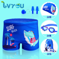 2020新款男童泳裤可爱卡通温泉平角儿童游泳裤小孩游泳馆装备