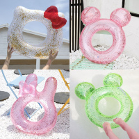 网红儿童泳圈卡通加厚充气男女童幼儿宝宝小孩把手救生腋下圈