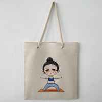 高温瑜伽卡通瑜伽体式4肩挎背包健身休闲瑜伽包包女 轻便 时尚