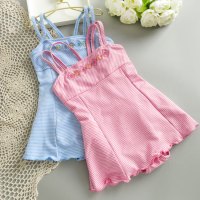 新款儿童泳衣 小女童连体裙式泳装 大小女孩学生温泉游泳衣