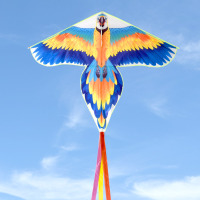 新款小风筝儿童微风易飞初学卡通小三角长尾潍坊风筝