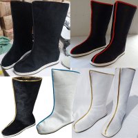 汉服靴子汉鞋搭配古代靴新款鞋男女古装靴子演出内增高古装鞋