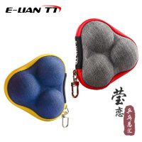 - 莹恋硬质乒乓球球盒3球装乒乓球收纳盒便携式挂链小球盒