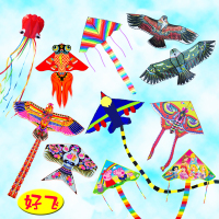 儿童卡通风筝微风易飞老鹰飞机战斗机沙燕子大人风筝