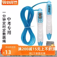 体育中考专用跳绳电子计数计时钢丝绳学生成人健身减肥男女