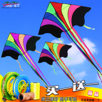 潍坊飞天长尾风筝新手微风易飞特超大型高档专用成人儿童风筝