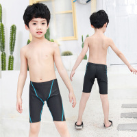 儿童专业比赛泳裤童五分男孩学游泳裤学生青少年温泉速干