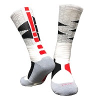 篮球袜子男专业运动袜潮流高帮长筒袜加厚毛巾底冬季中高筒精英袜