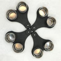 麻将机旋转烟灰缸架水杯架茶托杯托麻将桌不锈钢棋牌室茶几配件