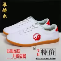 太极鞋牛筋底女帆布鞋夏季武术鞋练功鞋男太极拳训练运动鞋