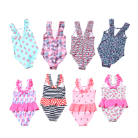 儿童泳衣女连体2-4-6-8岁童可爱小孩公主比基尼女童宝宝泳装