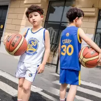 儿童篮球服男童套装夏2020新款速干透气童库里