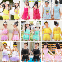 童泳装分体时尚新款韩国女童洋气保守裙式学生游泳衣儿童