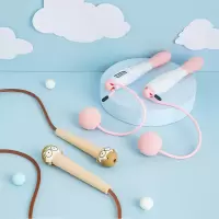 麻球跳绳健身减肥运动燃脂计数器无绳儿童女学生中考负重专业绳子