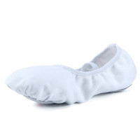 松紧口免系带舞蹈鞋儿童女软底练功鞋幼猫爪男形体芭蕾跳舞鞋