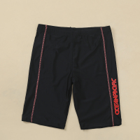 出欧美新款男士五分泳裤游泳长裤训练竞技男装平角泳裤男字母泳衣