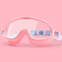 儿童泳镜男童专业防水防雾护目眼镜女童高清大框潜水镜游泳装备