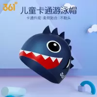 儿童硅胶游泳帽不勒头可爱卡通印花护耳泳帽装备
