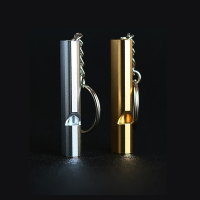 合金口哨 八哥鸟类宠物放飞训练哨 户外求生野营救生双频哨子