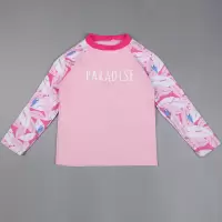 韩国单儿童长袖泳衣男女孩衣冲浪速干浮潜小中童游泳长裤