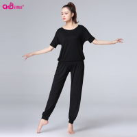 舞蹈服装宽松两件套舞中国古典套装跳舞练功服装基训服夏