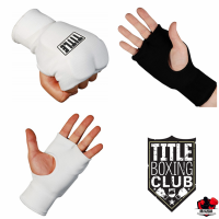 比肩 纱布凝胶缓震拳击手套 懒人护指绷带