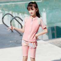 2019新款儿童泳衣女女童分体洋气潮童女孩泡温泉保守泳装