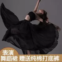 新款舞大摆练习长裙演出裙透明逸中国舞古典舞芭蕾舞蹈裙女