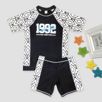 青少年儿童泳衣大童加肥加大码男童泳裤分体12-15岁学生游泳装