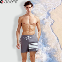 男士泳裤宽松防尴尬平角五分游泳裤温泉沙滩裤速干男游泳衣