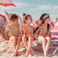 女童泳衣儿童中小童公主裙式分体游泳衣2020新款洋气女孩连体泳装