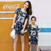 韩版儿童泳衣女孩比基尼游泳衣女童泳衣童学生亲子款泳衣母女