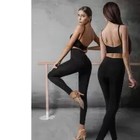拉丁舞练功服女上衣美背专用内衣