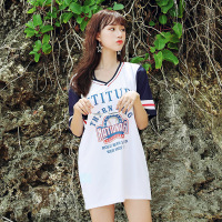 女士泳衣连体休闲运动时尚网红保守遮肚显瘦学生泡温泉专用游泳衣