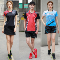 新款透气速干羽毛球服乒乓球服情侣装男女款恤短袖夏装运动服短