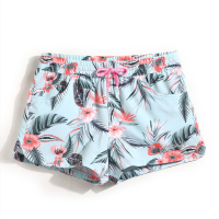 女弹力速干宽松大码沙滩裤泰国海边温泉休闲平角短裤