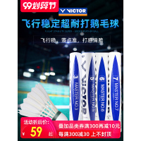 羽毛球多大师3/5/6号超耐打鹅毛比赛球12只打不烂