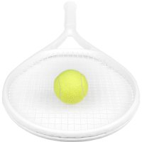 /磨砂纯白 初学者男女士新手练习 网球拍 单人训练套装