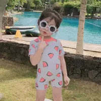 2020儿童泳衣女女童连体可爱公主泳衣温泉婴儿宝宝游泳衣泳装