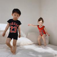 潮款儿童泳衣男女童童海边游泳度假连体短裤冲浪运动风3-6岁