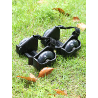 成人星空轮风火轮 儿童全闪光轮滑鞋后跟式代步 滑轮鞋滑光轮