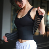 运动护腰带男女健身腰封深蹲训练篮球跑步护具收腹束腰带可调