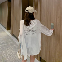 比基尼罩衫女海边度假泳衣外搭连帽宽松可下水温泉外套沙滩衣