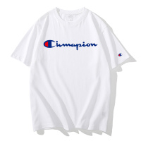 休闲短袖女2020年夏季新款恤潮牌刺绣宽松纯棉情侣装上衣半袖