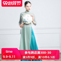 肚皮舞练功服装古典纱衣性感旗袍连衣裙东方舞蹈表演出套装
