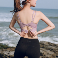 大码背心式防震运动文胸女胖健身房聚拢跑步美背高强度瑜伽内衣