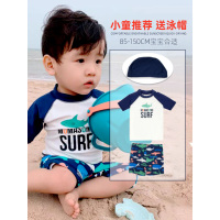 儿童泳衣男童小童2-3-4-6岁分体幼儿泳装宝宝泳裤男孩游泳衣套装